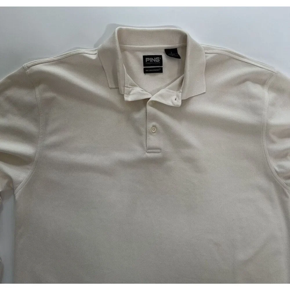 Ping Collection Dry‎ Fiber Dynamics Long Sleeve Golf Polo Mens XL